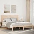 vidaXL, vidaXL Massivholzbett Extra Lang ohne Matratze 160x220 cm