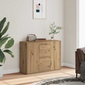 vidaXL, vidaXL Sideboard Artisan-Eiche 88x30x64 cm Holzwerkstoff
