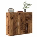 vidaXL, vidaXL Sideboard Altholz-Optik 91x29,5x75 cm Holzwerkstoff
