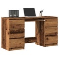 vidaXL, vidaXL Schreibtisch Altholz-Optik 140x50x77 cm Holzwerkstoff