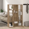 vidaXL, vidaXL Raumteiler/Bücherregal Artisan-Eiche 100x24x140cm Holzwerkstoff