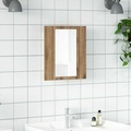 vidaXL, vidaXL LED-Spiegelschrank Artisan-Eiche 40x12x45 cm Holzwerkstoff