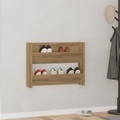 vidaXL, vidaXL Wand-Schuhregal Artisan-Eiche 80x18x60 cm Holzwerkstoff