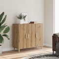 vidaXL, vidaXL Sideboard Artisan-Eiche 90x34x80 cm Holzwerkstoff