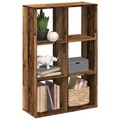 vidaXL, vidaXL Raumteiler-Bücherregal Altholz-Optik 69,5x29x103,5 cm