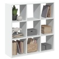 vidaXL, vidaXL Raumteiler-Bücherregal Weiß 102x29x103,5 cm Holzwerkstoff
