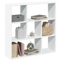 vidaXL, vidaXL Raumteiler-Bücherregal Weiß 102x29x103,5 cm Holzwerkstoff