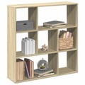 vidaXL, vidaXL Raumteiler-Bücherregal Sonoma-Eiche 102x29x103,5 cm
