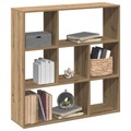 vidaXL, vidaXL Raumteiler-Bücherregal Artisan-Eiche 102x29x103,5 cm