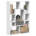 vidaXL, vidaXL Bücherregal Weiß 63x20x90 cm Holzwerkstoff