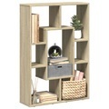 vidaXL, vidaXL Bücherregal Sonoma-Eiche 63x20x90 cm Holzwerkstoff