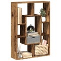 vidaXL, vidaXL Bücherregal Altholz-Optik 63x20x90 cm Holzwerkstoff