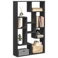 vidaXL, vidaXL Bücherregal Schwarz 72x20x120 cm Holzwerkstoff