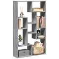 vidaXL, vidaXL Bücherregal Grau Sonoma 72x20x120 cm Holzwerkstoff