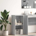 vidaXL, vidaXL Bücherregal Grau Sonoma 40x30x77 cm Holzwerkstoff