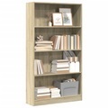 vidaXL, vidaXL Bücherregal Sonoma-Eiche 80x24x143 cm Holzwerkstoff