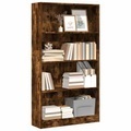 vidaXL, vidaXL Bücherregal Räuchereiche 80x24x143 cm Holzwerkstoff