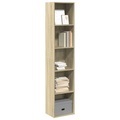 vidaXL, vidaXL Bücherregal Sonoma-Eiche 40x30x189 cm Holzwerkstoff