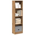 vidaXL, vidaXL Bücherregal Artisan-Eiche 40x24x143 cm Holzwerkstoff