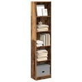 vidaXL, vidaXL Bücherregal Altholz-Optik 40x24x176 cm Holzwerkstoff