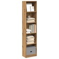 vidaXL, vidaXL Bücherregal Artisan-Eiche 40x24x176 cm Holzwerkstoff