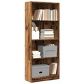 vidaXL, vidaXL Bücherregal Altholz-Optik 60x24x143 cm Holzwerkstoff
