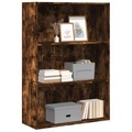 vidaXL, vidaXL Bücherregal Räuchereiche 80x30x114 cm Holzwerkstoff