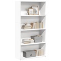 vidaXL, vidaXL Bücherregal Weiß 80x30x152 cm Holzwerkstoff