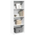 vidaXL, vidaXL Bücherregal Weiß 60x30x152 cm Holzwerkstoff