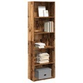 vidaXL, vidaXL Bücherregal Altholz-Optik 60x30x189 cm Holzwerkstoff