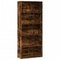 vidaXL, vidaXL Bücherregal Räuchereiche 80x30x189 cm Holzwerkstoff