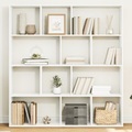 vidaXL, vidaXL Bücherregal Weiß 132x29x141,5 cm Holzwerkstoff