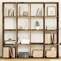 vidaXL, vidaXL Bücherregal Altholz-Optik 137,5x29x137,5 cm Holzwerkstoff