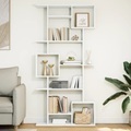 vidaXL, vidaXL Bücherregal Weiß 92x29x188 cm Holzwerkstoff