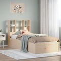 vidaXL, vidaXL Massivholzbett ohne Matratze 75x190 cm Kiefernholz