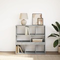 vidaXL, vidaXL Bücherregal/Raumteiler Betongrau 100x33x94,5 cm