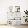 vidaXL, vidaXL Bücherregal/Raumteiler Weiß 100x33x94,5 cm