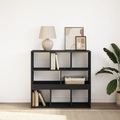 vidaXL, vidaXL Bücherregal/Raumteiler Schwarz 100x33x94,5 cm