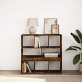 vidaXL, vidaXL Bücherregal/Raumteiler Räuchereiche 100x33x94,5 cm