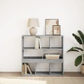 vidaXL, vidaXL Bücherregal/Raumteiler Grau Sonoma 100x33x94,5 cm