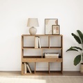 vidaXL, vidaXL Bücherregal/Raumteiler Artisan-Eiche 100x33x94,5 cm