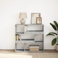 vidaXL, vidaXL Bücherregal/Raumteiler Betongrau 100x33x94,5 cm