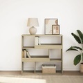 vidaXL, vidaXL Bücherregal/Raumteiler Sonoma-Eiche 100x33x94,5 cm