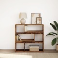vidaXL, vidaXL Bücherregal/Raumteiler Altholz-Optik 100x33x94,5 cm