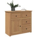 vidaXL, vidaXL Sideboard mit Schubladen Panama 93x40x80 cm Massivholz Kiefer