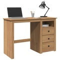 vidaXL, vidaXL Schreibtisch Panama 112x45x75 cm Massivholz Kiefer