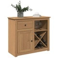 vidaXL, vidaXL Sideboard mit Schubladen Panama 93x40x80 cm Massivholz Kiefer