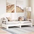 vidaXL, vidaXL Tagesbett ohne Matratze Weiß 90x190 cm Massivholz Kiefer