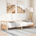 vidaXL, vidaXL Tagesbett Natur 80x200 cm Massivholz Kiefer