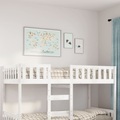 vidaXL, vidaXL Kinderbett ohne Matratze Weiß 75x190 cm Massivholz Kiefer